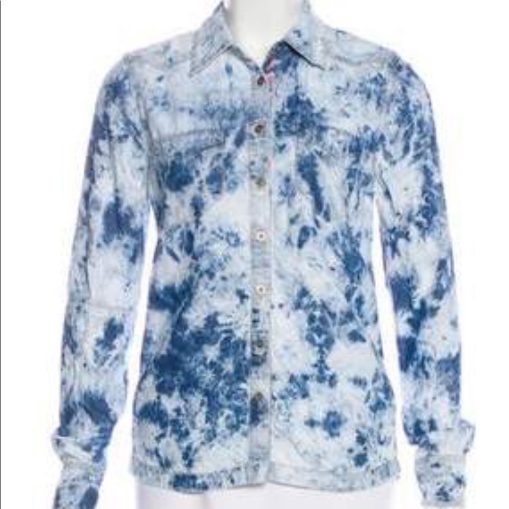 Tie dye button up